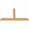 Ekena Millwork Portland Timber Gable Bracket, Western Red Cedar, 72"W x 42"H x 3 1/2"D x 5 1/2"F, 14/12 Pitch GBW072X42X0406POR00SWR - alternate 4